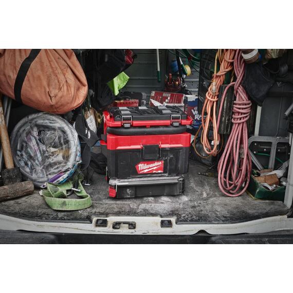 MILWAUKEE M18 FPOVCL-0 aku bezuhlíkový vysávač 18V FUEL, (suchý/mokrý), PACKOUT, HEPA, bez batérie
