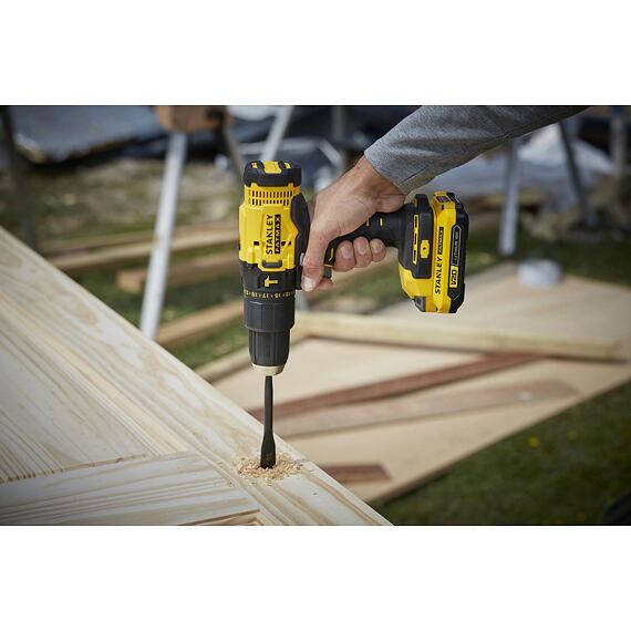 STANLEY SFMCK469M2 aku súprava 18V, FATMAX V20, 4*stroj + 2*aku 18V/4Ah, textilná brašna