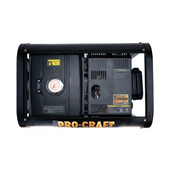 PROCRAFT DP55 elektrocentrála dieselová 230V, max.výkon 5kW, trvalý výkon 4,5kW, nádrž 12,5l