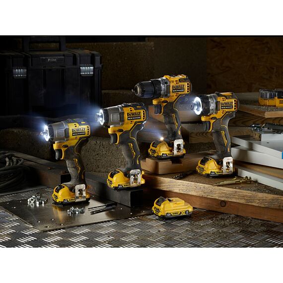 DeWalt DCK2104P2T aku súprava DCH072 + DCF801, 12V/2*5Ah, kufrík TSTAK