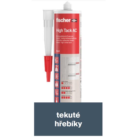 FISCHER lepidlo High Tack AC, extrémně vysoká počáteční lepivost, vysoká pevnost, 310ml, bílá