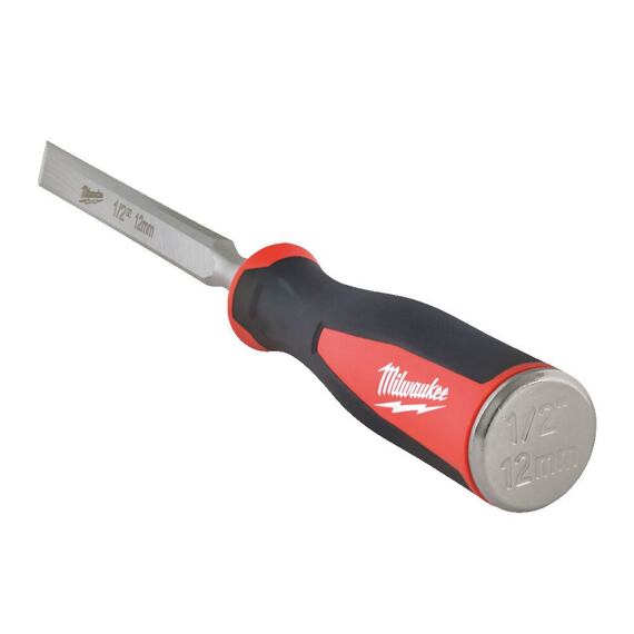 MILWAUKEE 4932479893 dláto ploché 12mm, celokovové jádro, kovová koncovka
