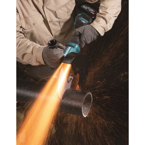 MAKITA GA038GT201 aku úhlová bruska 230mm XGT 40V/2*5Ah, antirestart, extrémně silná