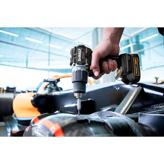 DeWalt DCK200ME2GT aku súprava DCD85MG+DCF85MG, 18V/2*1,7Ah, TSTAK, edícia McLaren