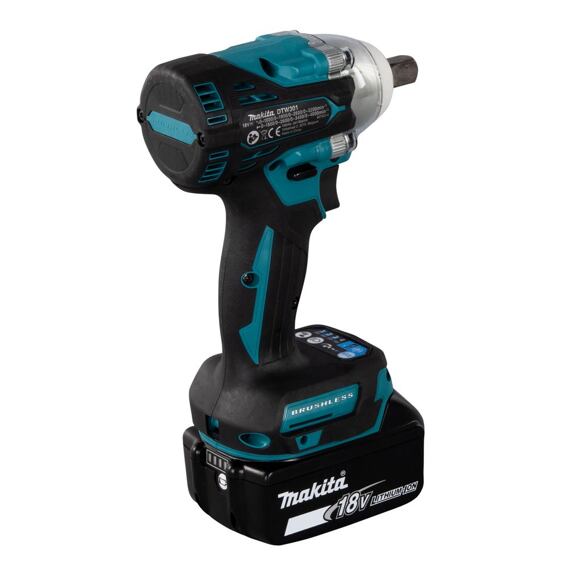 MAKITA DTW301RTJ aku rázový utahovák LXT 18V/5Ah, MAKPAC systainer