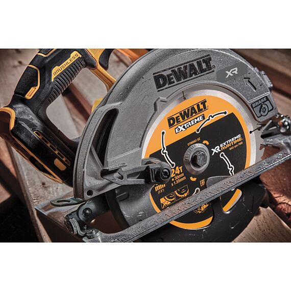 DeWalt DCS573NT aku okružná bezuhlíková píla 18V XR, FlexVolt Advantage, 190mm, kufrík TSTAK