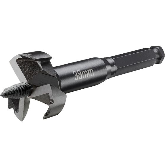 DeWalt DT4593 sada Forstnerových vrtáků 8-dílná, (25,28,32,38,45,54,65mm), prodlužovací kus 140mm