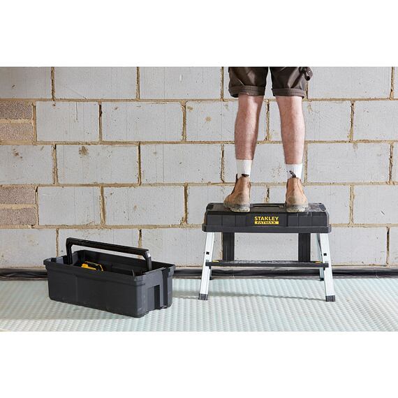 STANLEY FMST81083-1 box na náradie FATMAX so schodíkmi 3v1, výška 45cm, nosnosť 150kg