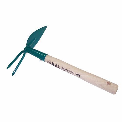 okopávačka srdíčko 2 hroty s násadou 27cm PROFI 465361