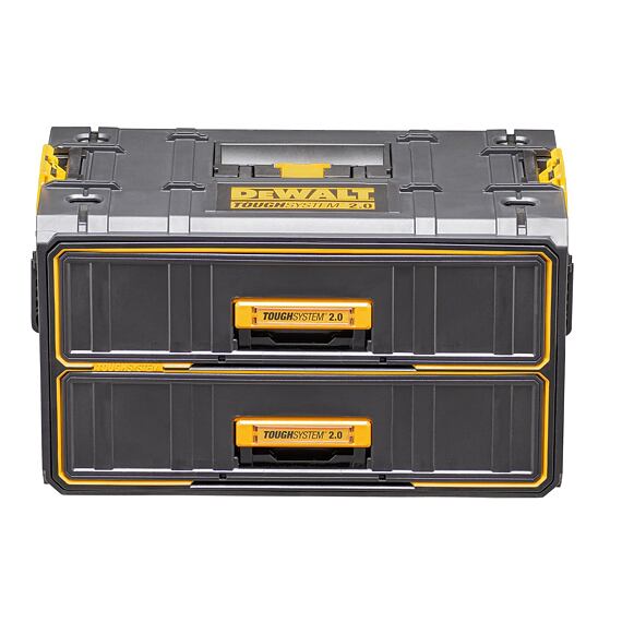 DeWalt DWST83529-1 zásuvkový kufrík ToughSystem 2.0, 2 zásuvky, guličkové ložiská vo výsuvoch