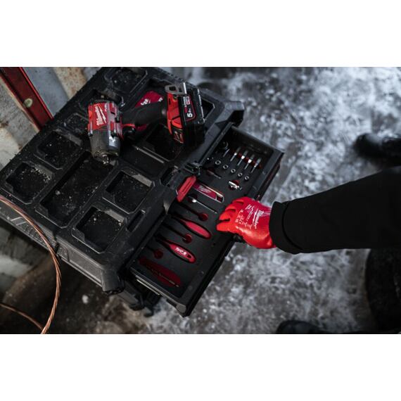 MILWAUKEE 4932493221 rukavice povrstvené dvojitým nitrilom veľ. 10/XL, stupeň ochrany 1