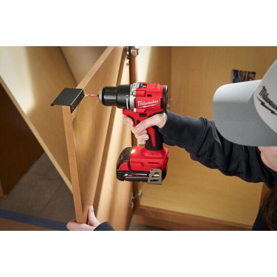 MILWAUKEE M18 BLDDRC-0X aku bezuhlíková vrtačka 18V, 61Nm, délka 145mm, bez baterie, kufr