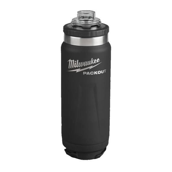 MILWAUKEE 4932493992 termofľaša PACKOUT 532ml, dvojstenná vákuová izolácia, kompatibilné viečko, čie