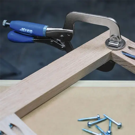 KREG KHC-PREMIUM klešťová rychloupínací svěrka Premium, materiál až do 76mm, dosah 70mm od hrany