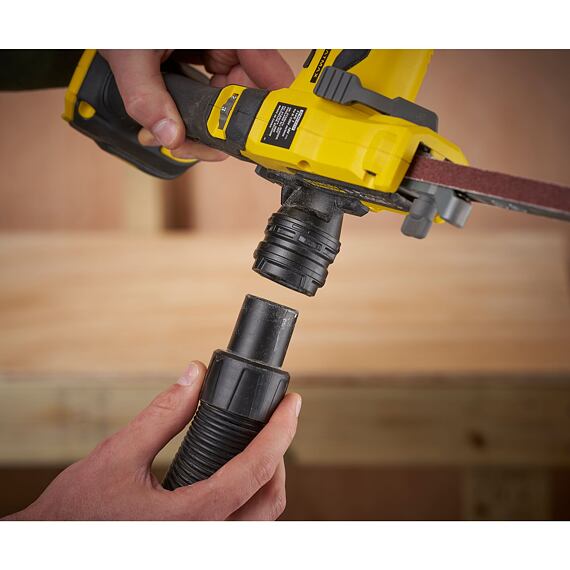 STANLEY SFMCE210B aku pásový pilník FATMAX V20, 18V, 13mm, bez baterie