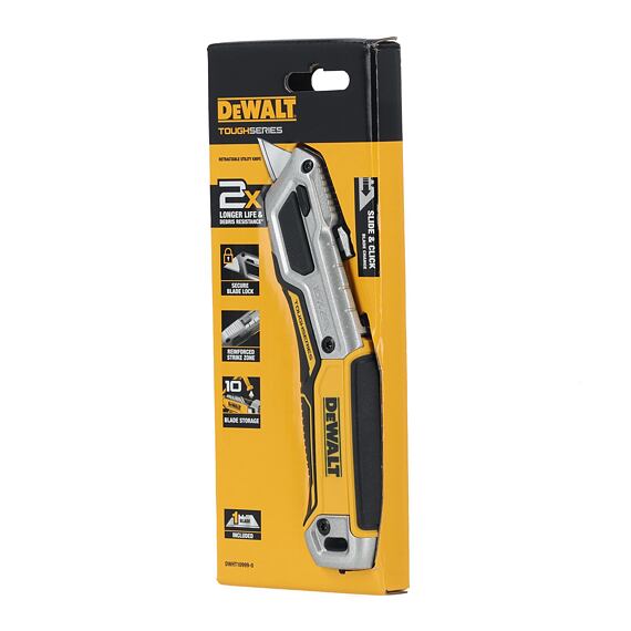 DeWalt DWHT10999-0 nůž se zasouvací čepelí PREMIUM, úložný prostor pro čepele