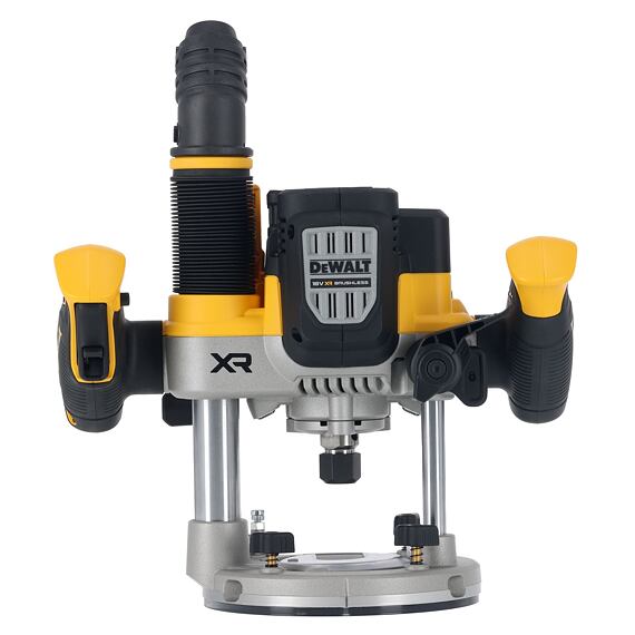 DeWalt DCW620NT aku bezuhlíková horní fréza 18V, kleštiny 8+12mm, 11000-23000 ot./min., bez baterie