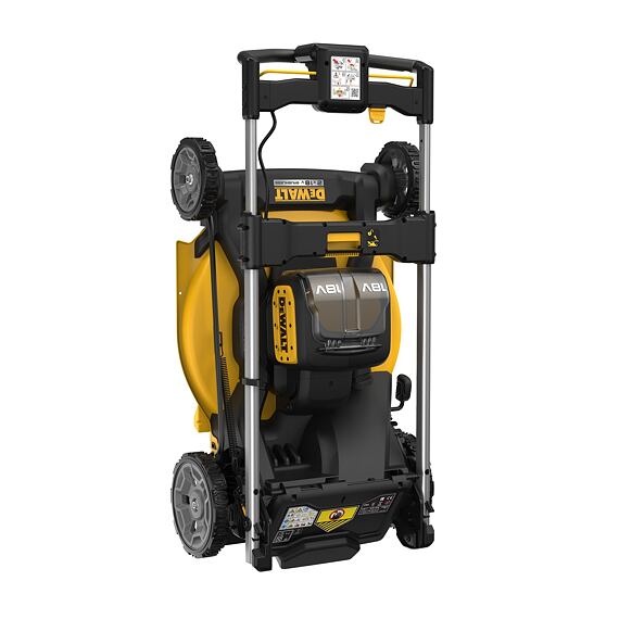DeWalt DCMWP134W2 aku bezuhlíková sekačka 18V/2*8Ah, 53cm, výška střihu 25-102mm, bez pojezdu