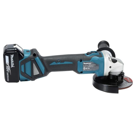 MAKITA DGA511Z aku uhlová brúska s reguláciou 125mm, 18V bez batérie