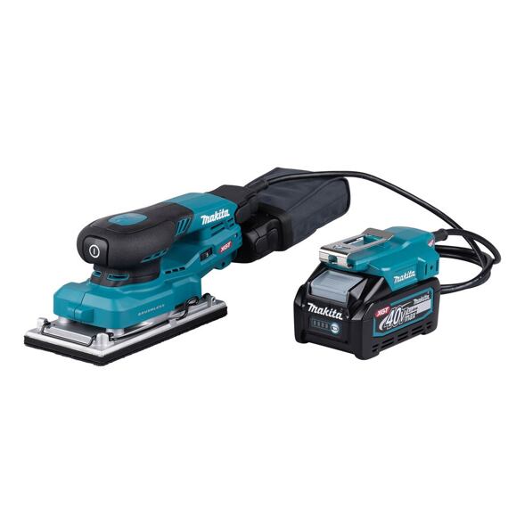 MAKITA BO007CGZ aku vibrační bruska XGT 40V, 93*185mm, propojení s aku kabelem