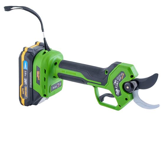 PROCRAFT ES32Li aku nůžky na větve 20V/2Ah, nastavitelný střih 7-15-23-35mm
