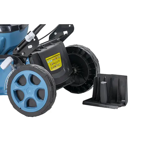 DEDRA aku sekačka 2*18V/5Ah, 46cm, bezuhlíkový motor, koš 65l, prostor pro 4baterie, DED6997X-2A5
