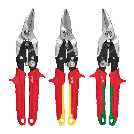 MILWAUKEE 4932499020 sada nůžek na plech 3-dílná, levé+pravé+přímé