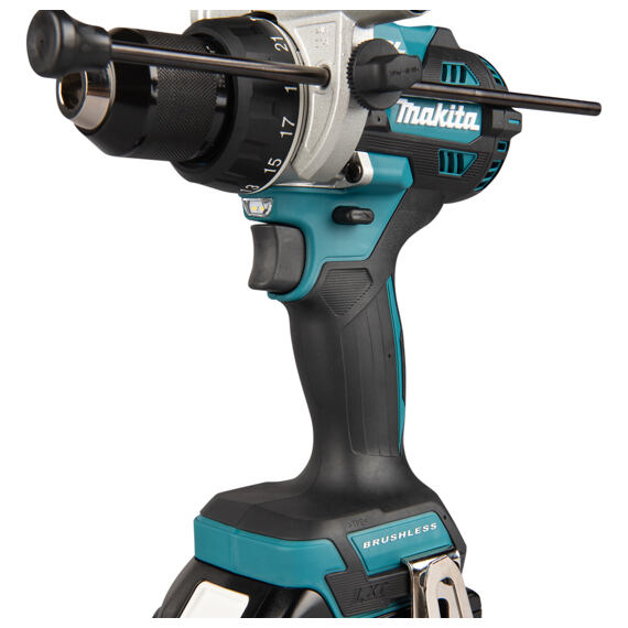MAKITA DHP492RTJ aku bezuhíková příklepová vrtačka LXT 18V/2*5Ah, 130Nm, 0-550/2100 ot./min., MAKPAC