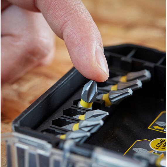 Stanley STA88559 sada bitů 55-dílná s magnetickým Screwlock systémem, PH pouzdro