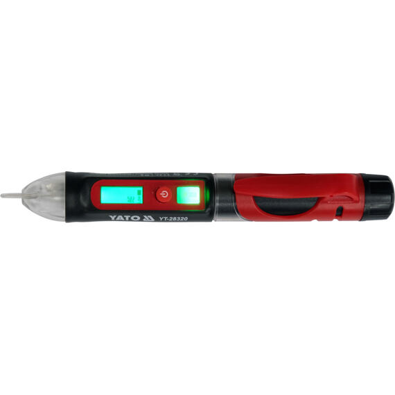 YATO zkoušečka napětí indukční 12-1000V, LCD displej, YT-28320