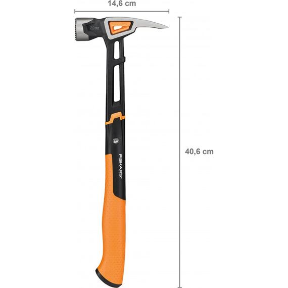 FISKARS kladivo ISOCORE XXL řemeslnické 41cm 0,624kg 1020216