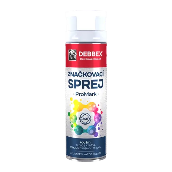 DEBBEX značkovací sprej PRO MARK Bílá 500ml, TP00001DBX