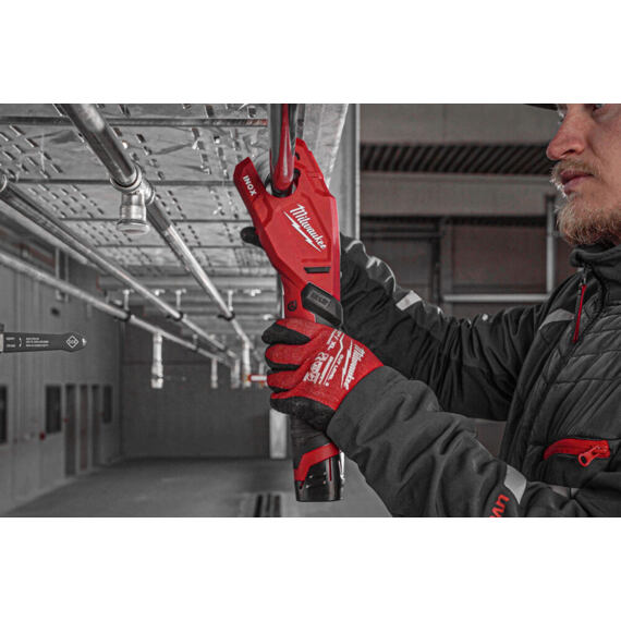 MILWAUKEE M12 PCSS-202C aku řezačka nerezových trubek 12V/2*M12 B2, pro průměr 12 - 28mm