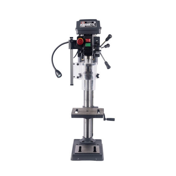 PROMA PTB-16 MAX/400V stojanová vrtačka 450W, osvětlení, křížový laser