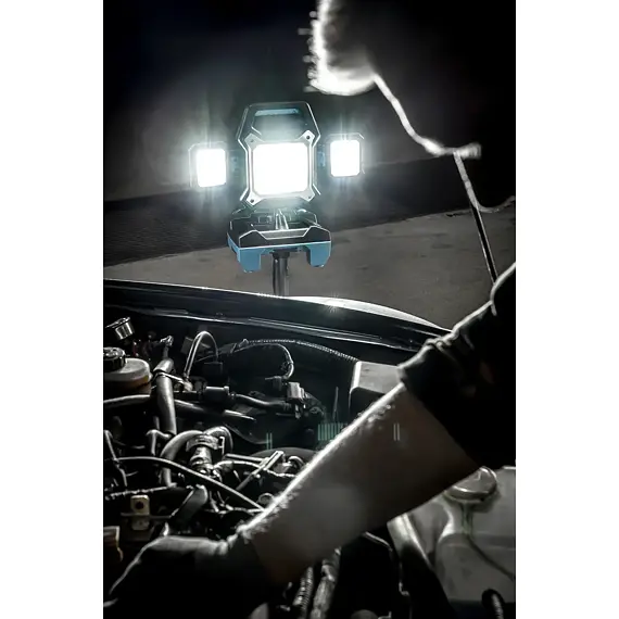 DEDRA aku svítilna LED 18V/230V, 96 diod, 2500lm/4000lm, IP54, SAS+ALL, DED6907H