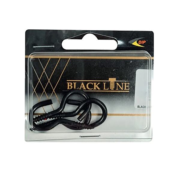 očko otevřené 24*7,5mm ČERNÉ Black Line (10ks) 7333