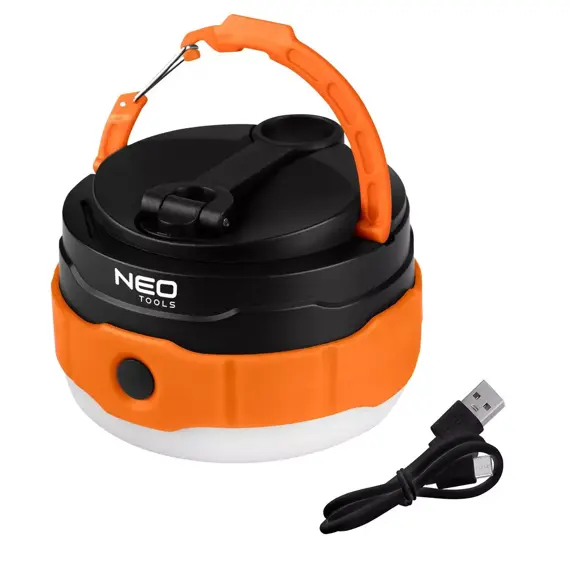 NEO lampa kempingová 3v1, 500lm, USB-C, 99-118