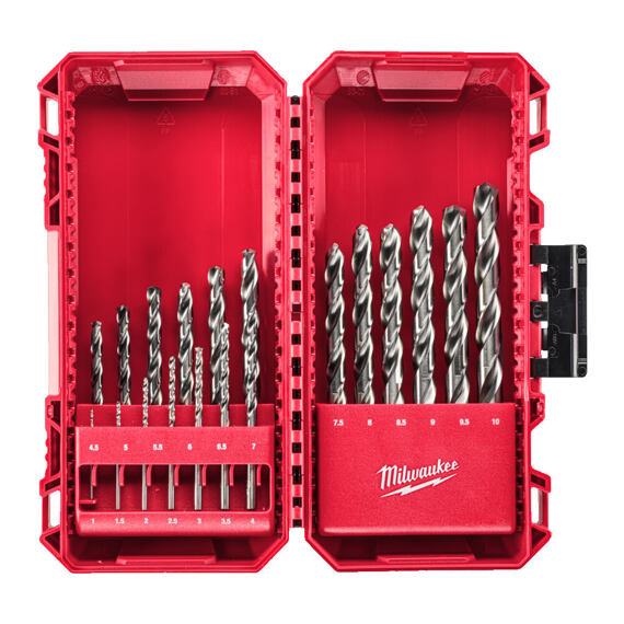 MILWAUKEE 4932493869 vrtáky 1-10 19ks HSS-G, PH box