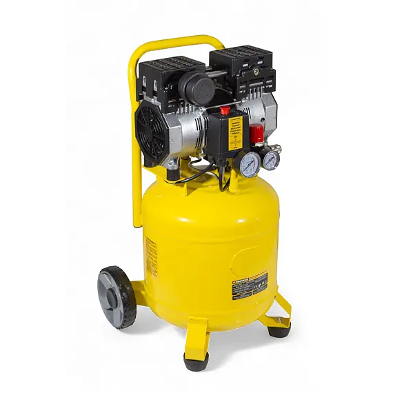 PROTECO kompresor PREMIUM vertikální tichý 24l, 8bar, 750W, výtlak 130 l/min., 51.02-VKT-0750-24
