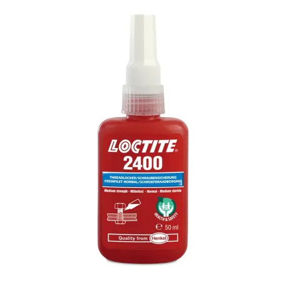 LOCTITE 2400 - 50ml, středněpevnostní upevňování a těsnění závitových spojů