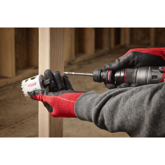MILWAUKEE 4932500552 adaptér Quik-Lok pro děrovky, HSaw QL Pin Adaptor XL 5/8"*18, 32-210mm, 2 kusy