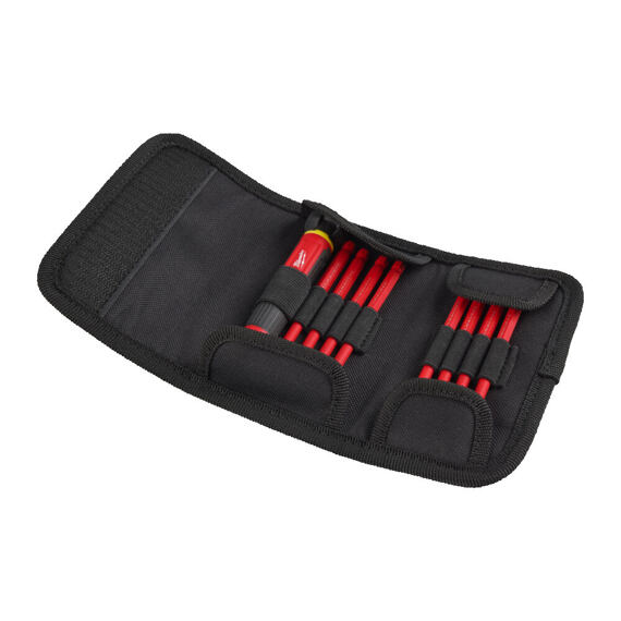 MILWAUKEE 4932493659 šroubovák VDE s nástavci 8v1, PH+PZ+TRX, látkové pouzdro