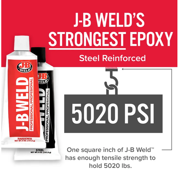 J-B WELD dvousložkové epoxidové lepidlo Cold-Weld XL (2*142g) 8281