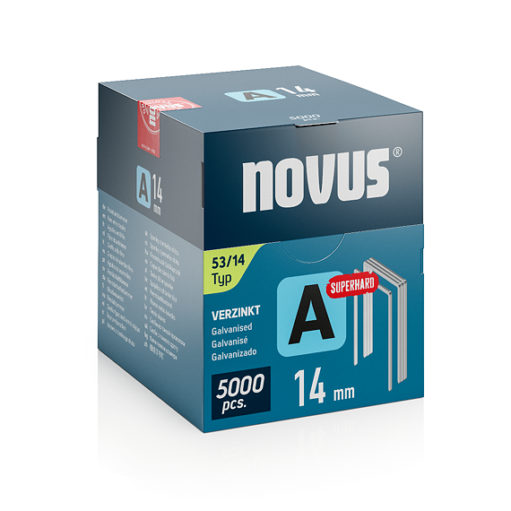 NOVUS sponky A53, 14mm, 5000ks