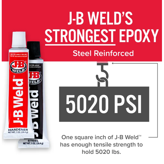J-B WELD 8265S dvousložkové epoxidové lepidlo Cold-Weld, 2*28,4g, 8265S