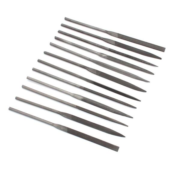 XL TOOLS pilníky jehlové kov 12ks, 4*160mm, pi12