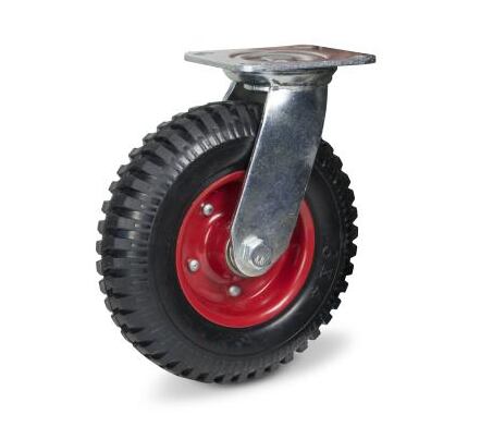 kolo pojezdové otočné 200mm, plné, 120kg, válečkové ložisko