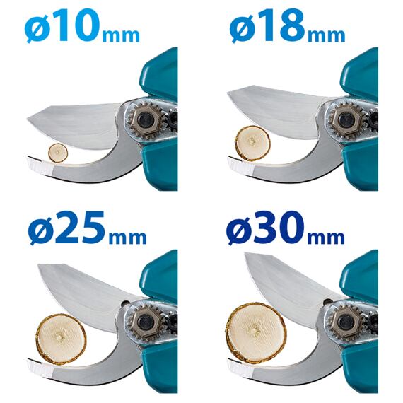 MAKITA DUP181Z aku nůžky na větve 18V LXT, střih 10-30mm, bezuhlíkový motor, bez baterie