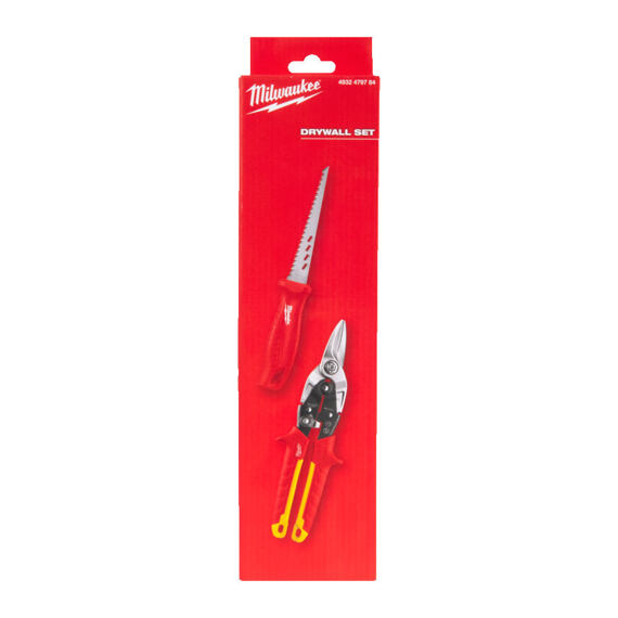 MILWAUKEE 4932479784 súprava nožnice na plech rovné + pílka na sadrokartón