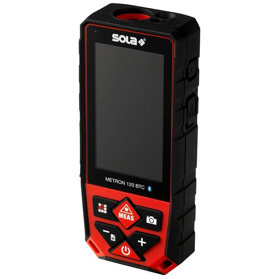 SOLA METRON 120 BTC laserový dálkoměr 0,05-120m, Bluetooth, snímač sklonu po nivelaci a měření úhlů